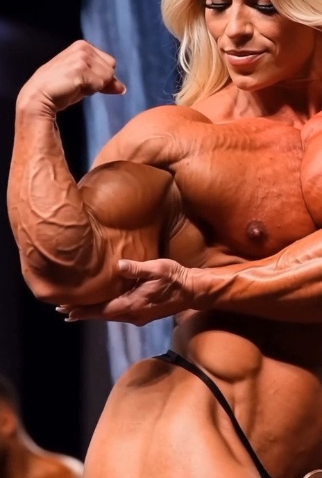 She cannot resist to the scent of her own naked roided muscle armpits #GTNPXLSB